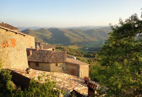 A view from Monte Santa Maria Tiberina