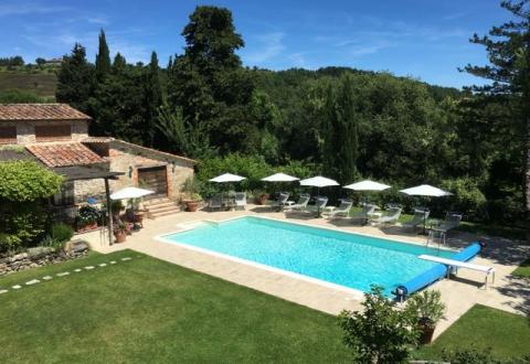 The pool, from the Master bedroom